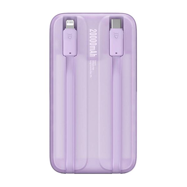 Baseus Comet Powerbank 10000mAh 22.5W + USB-A/USB-C Cable (purple)