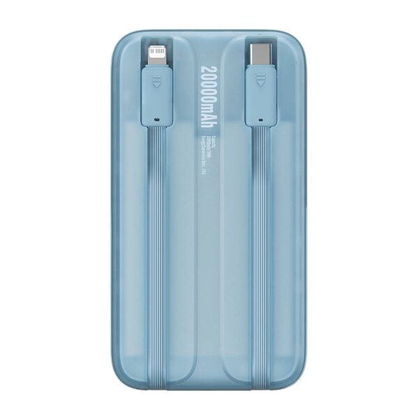 Baseus Comet Powerbank 10000mAh 22.5W + USB-A/USB-C Cable (blue)
