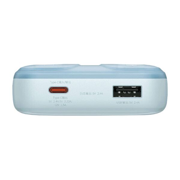 Baseus Comet Powerbank 10000mAh 22.5W + USB-A/USB-C Cable (blue)