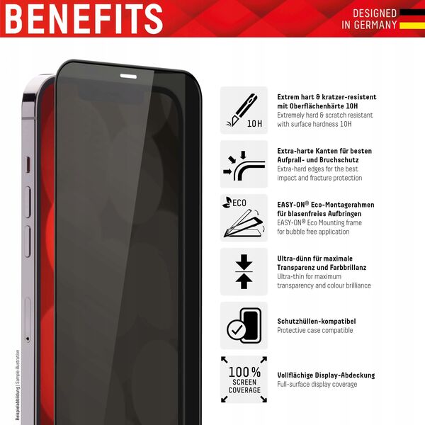 Displex DISPLEX Privacy Glass FC Apple iPhone 14 Max, 2022 (6,7") 11719207 4028778118235