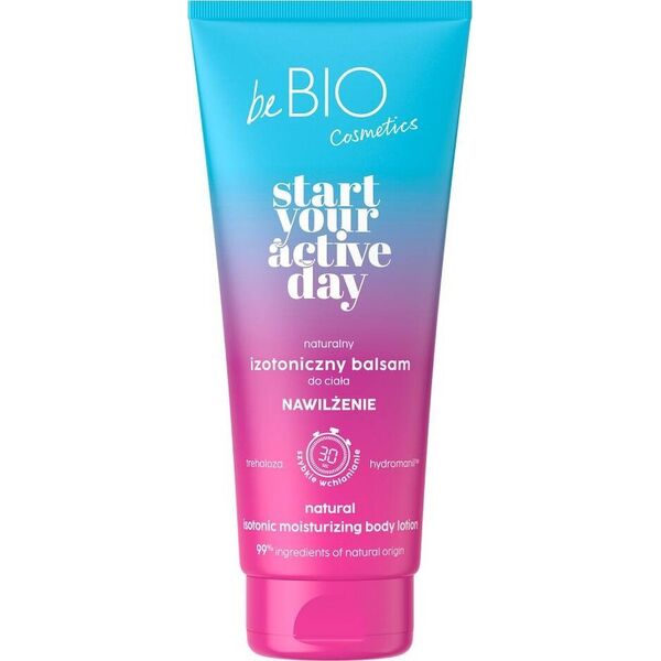 beBIO Start Your Active Day naturalny izotoniczny balsam do ciała nawilżenie 200ml