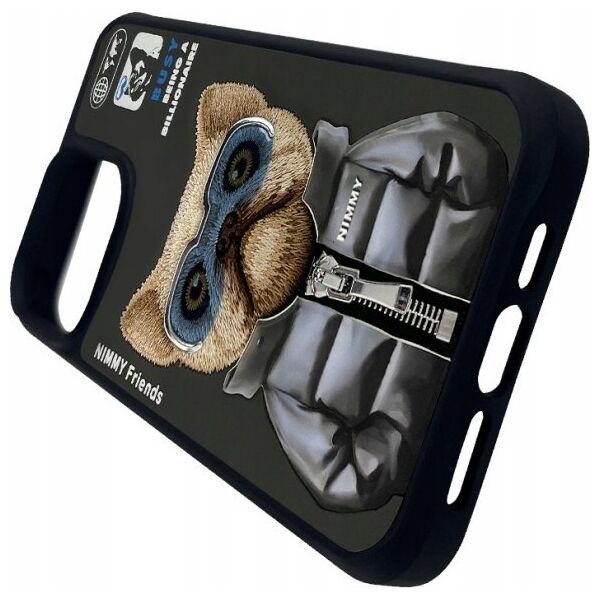 Nimmy iPhone 15 Pro Max 6.7" Case Black Cool&Cute 2.0 Dog