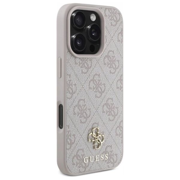 Guess GUHMP16LP4SM4MP iPhone 16 Pro 6.3" pink/pink hardcase 4G Small Classic MagSafe