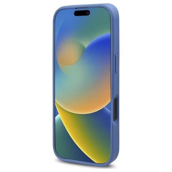 Guess GUHMP16XP4ROPEMCB iPhone 16 Pro Max 6.9" blue/blue hardcase 4G Flowers Print MagSafe