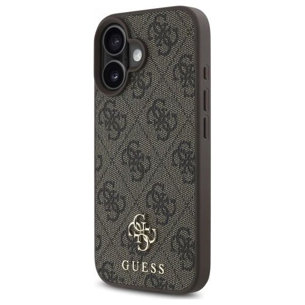 Guess GUHMP16SP4SM4MW iPhone 16 6.1" brown/brown hardcase 4G Small Classic MagSafe