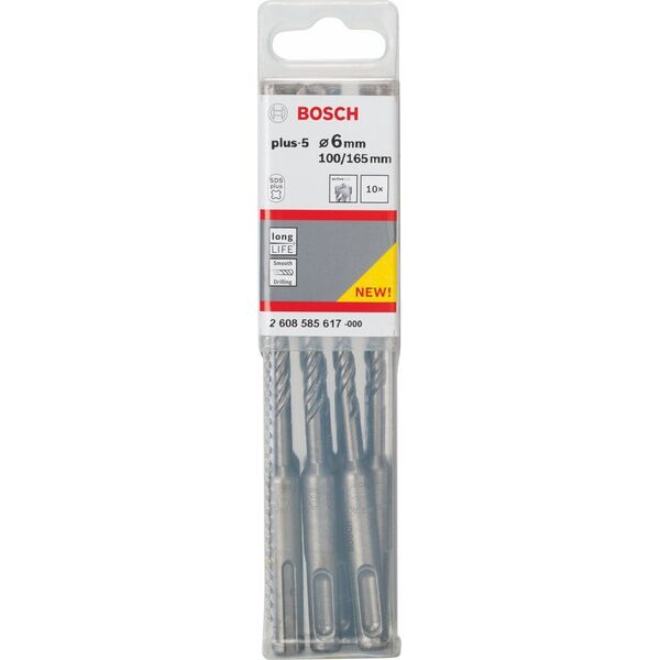 Wiertło Bosch Bosch Wiertła do młotów plus 5 6mm 10 sztuk