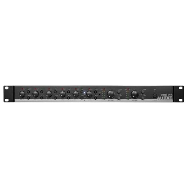 Audac AUDAC PRE126 Two zone - 6 Channel stereo preamplifier