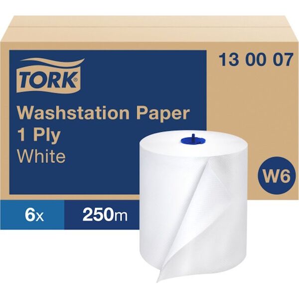 Tork Tork - Χαρτί κυτταρίνης, 1 φύλλο, 250 m, W6 - 6 ρολά 14194561 7322542438343