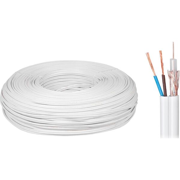 Przewód Elektrokabel Kabel koncentryczny YWDXek 75-0.59/3.7 K-60 + 2x0,5mm 100m
