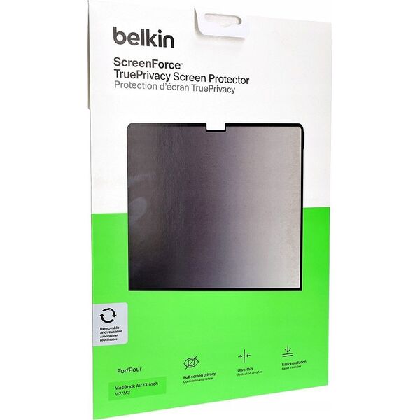 Filtr Belkin Belkin TruePrivacy Filtr prywatyzujący na laptopa Macbook Air 13" M2