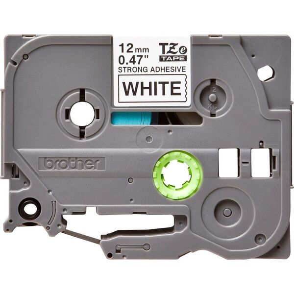 Brother Tape Black on White 12mm - TZES231