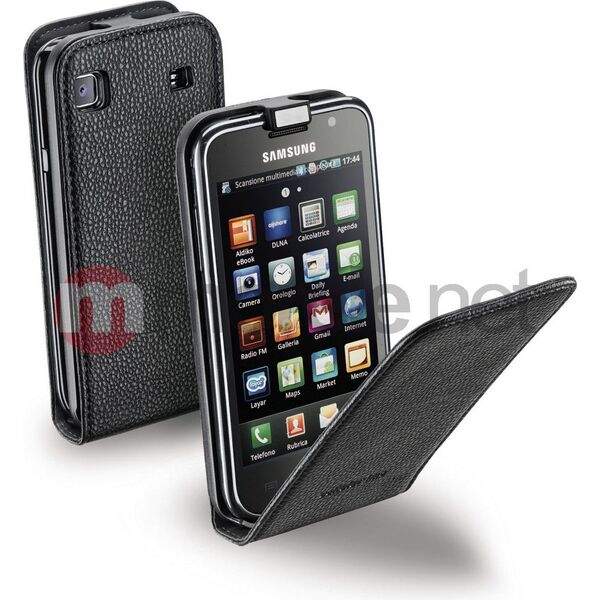 Cellular Line FLAP ESSENTIAL, eco-skóra, do Galaxy S2 I9000 (kolor czarny)