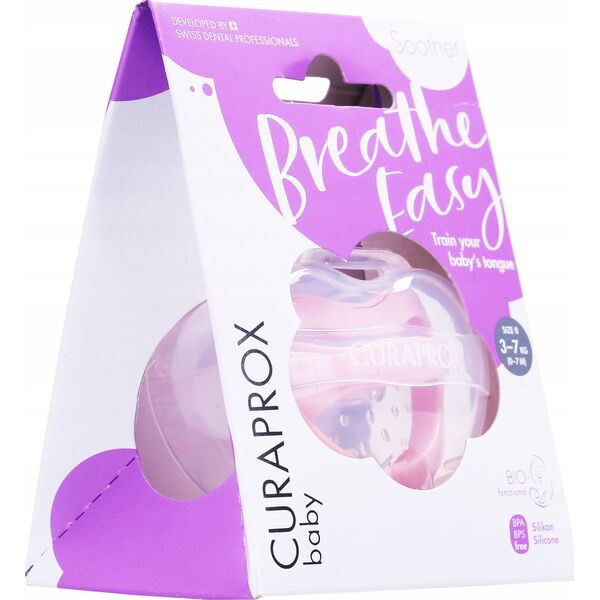 Curaprox CURAPROX BABY SMOCZEK SOLO RÓŻOWY