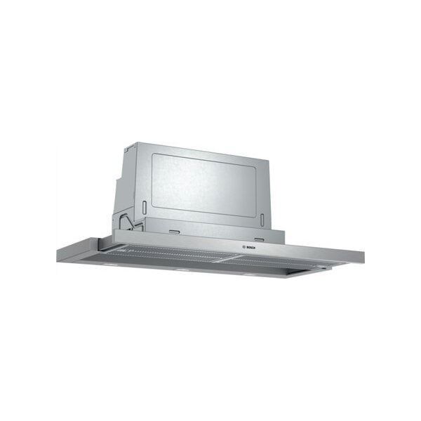 Okap Bosch Okap Bosch DFS097A51 Seria 4 Teleskopowy, klasa efektywności energetycznej A, szerokość 90 cm, 397 m/h, przyciski, srebrny meta