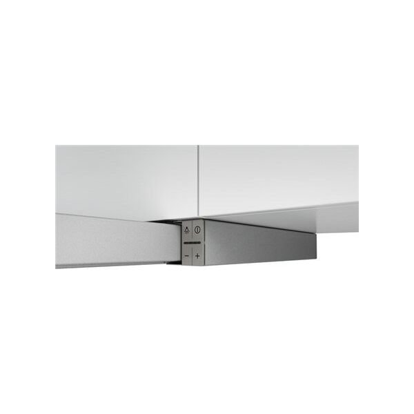 Okap Bosch Okap Bosch DFS097A51 Seria 4 Teleskopowy, klasa efektywności energetycznej A, szerokość 90 cm, 397 m/h, przyciski, srebrny meta