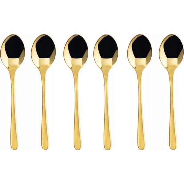 Sambonet Sambonet Taste PVD 6 Espresso Spoon Set
