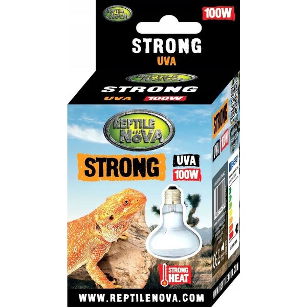 Aqua Nova AQUA NOVA ŻARÓWKA GRZEWCZA UVA REPTILE    STRONG 100W