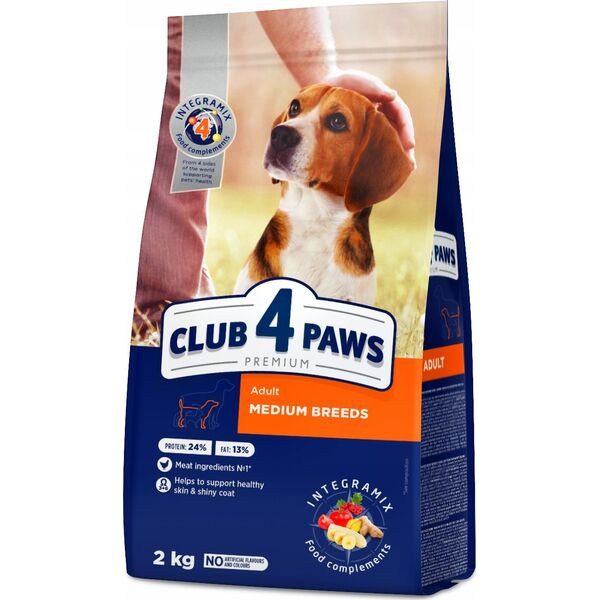 Synteza CLUB4Ł PIES 2kg EX MEDIUM