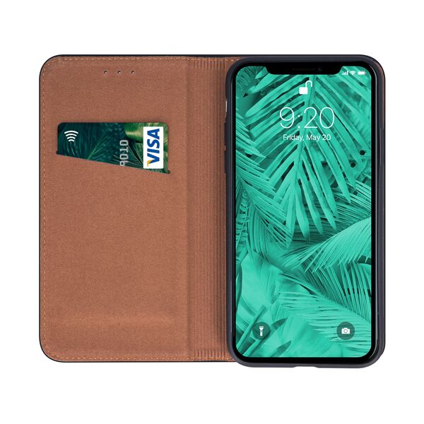 Genuine Leather Smart Pro for Samsung Galaxy A36 5G / A56 5G black 5906961942562