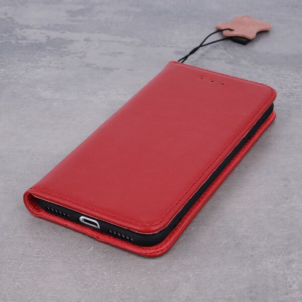 Genuine Leather Smart Pro for Samsung Galaxy A36 5G / A56 5G maroon 5906961942746