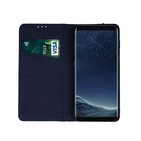 Genuine Leather Smart Pro for Samsung Galaxy A36 5G / A56 5G navy blue 5906961942982