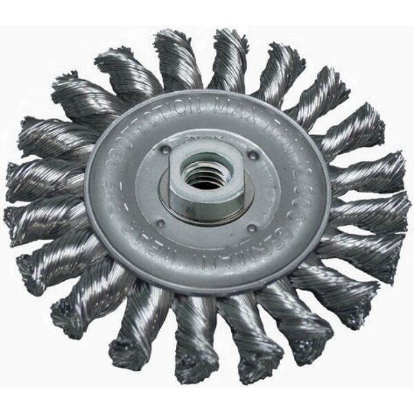 Abraboro Szczotka tarczowa 115mm z otworem 22,2mm splatana - AB90440054
