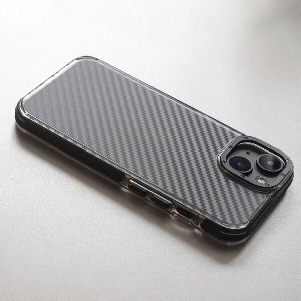 Acrylic Carbon case for Samsung Galaxy S25 black 5906961928146