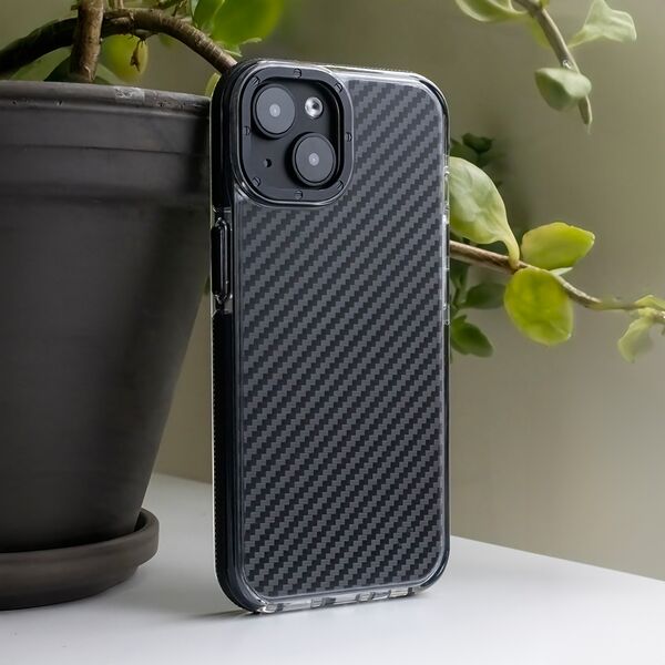 Acrylic Carbon case for Samsung Galaxy S24 FE black 5906961933782