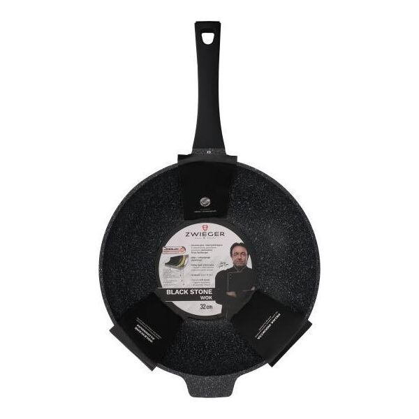 Patelnia Zwieger wok Black Stone 32cm