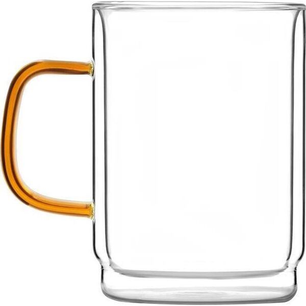 Vialli Design Komplet 2 szklanek z podwójną ścianką Amber 350 ml 8593