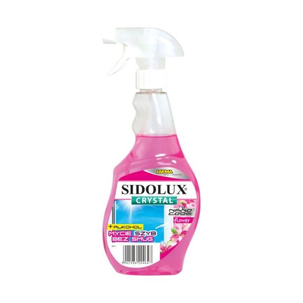 Sidolux Sidolux Płyn do szyb Crystal Flower 500ml uniwersalny