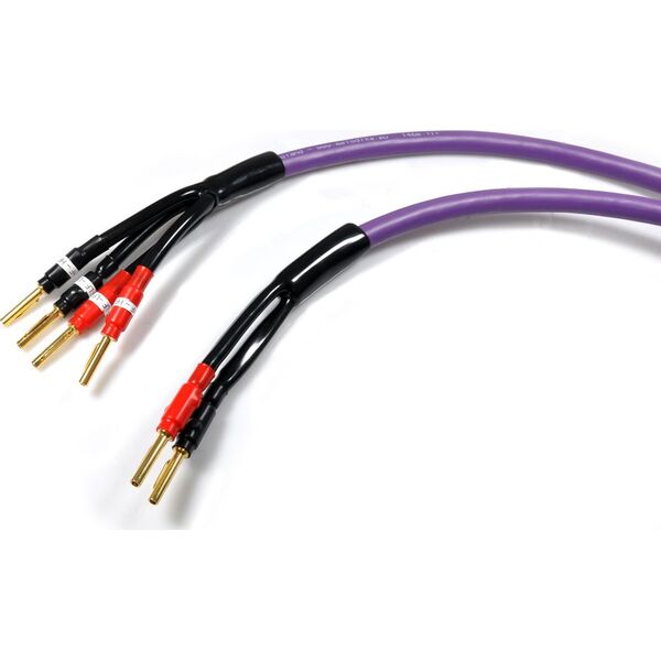 Kabel Melodika Banan x2 - Banan x4 1.5m fioletowy