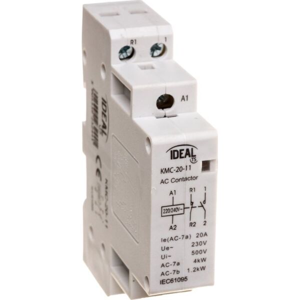 Kanlux Stycznik modułowy 20A 1Z 1R 230V AC KMC-20-11 23244