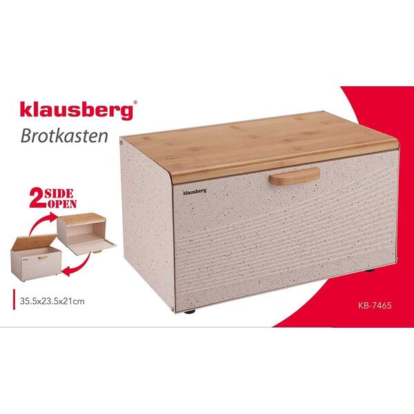 Chlebak Klausberg drewniano-stalowy  (KB-7465)