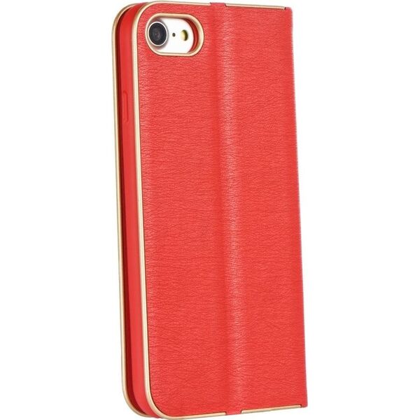 Partner Tele.com Kabura Luna Book do iPhone 7 Plus / 8 Plus czerwony