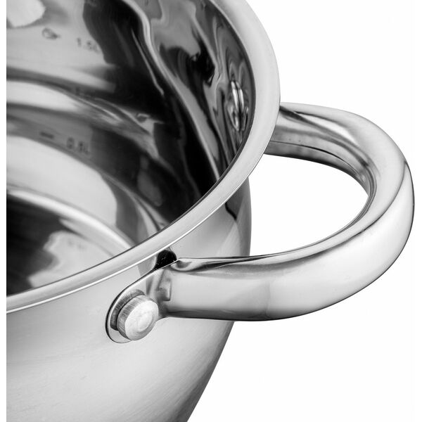 Florina ZESTAW GARNKÓW OLIVER INOX 8 CZ. (1,3L 1,8L 2,5L 4,5L +POKRYWKI)