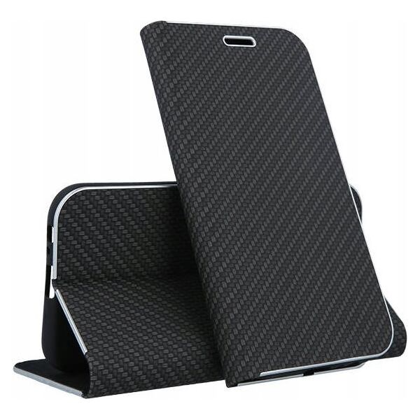 ForCell Kabura Forcell LUNA Book Carbon do XIAOMI Redmi NOTE 11 PRO / 11 PRO 5G czarny
