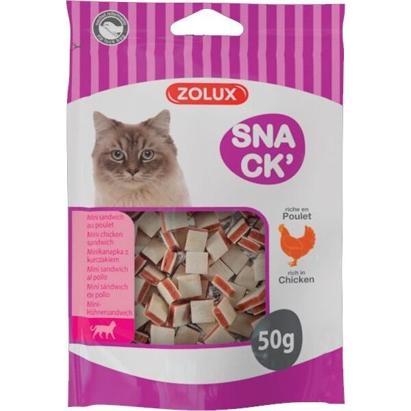 Zolux Przysmak dla kota mini kanapka z kurczakiem 50 g