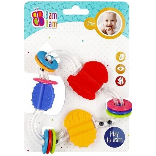 BamBam BAM BAM GRZECHOTKA TROJKAT 15X21 B/C 96