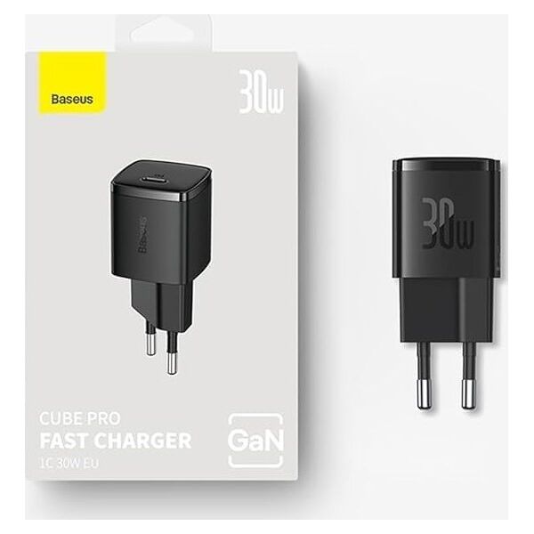 Ładowarka Adidas Ładowarka GaN Baseus 30W USB-C -Czarna