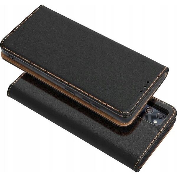 OEM Kabura SMART PRO Book skórzana do XIAOMI Redmi Note 13 Pro 5G czarny