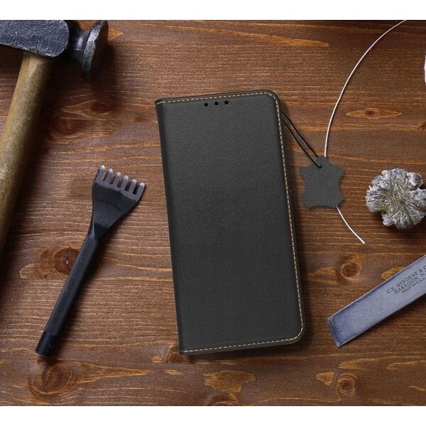 OEM Kabura SMART PRO Book skórzana do XIAOMI Redmi Note 13 Pro 5G czarny