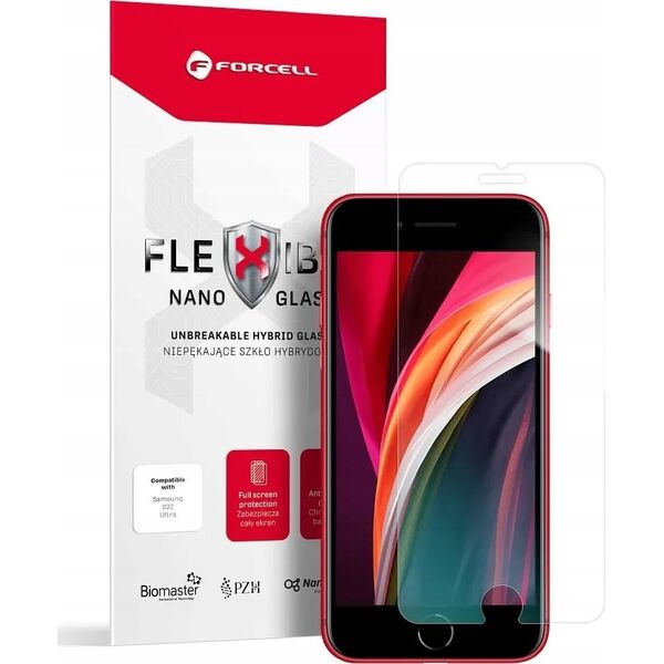 ForCell Forcell Flexible Nano Glass - szkło hybrydowe do iPhone 7/8/SE 2020/21