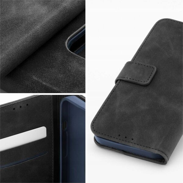 OEM Kabura TENDER Book do IPHONE 16 czarny
