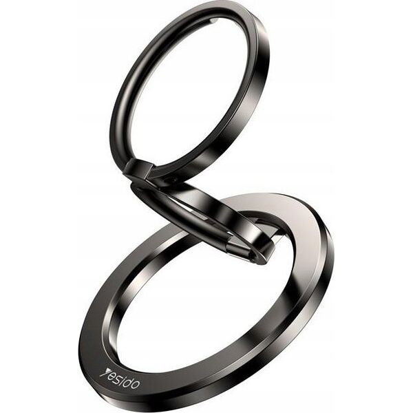 Yesido yesido C206 Magnet. Uniwersalny Uchwyt Ring, BLACK / CZARNY