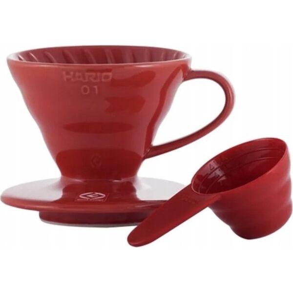 Hario Hario ceramiczny Drip V60-01 Czerwony