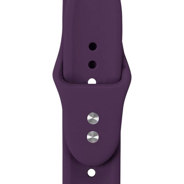 Crong Liquid - Pasek do Apple Watch 44/45/46/49 mm (śliwkowy)