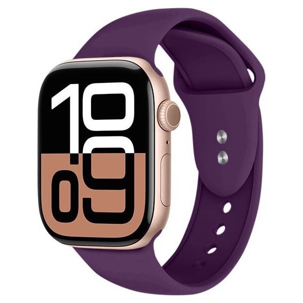 Crong Liquid - Pasek do Apple Watch 38/40/41/42 mm (śliwkowy)