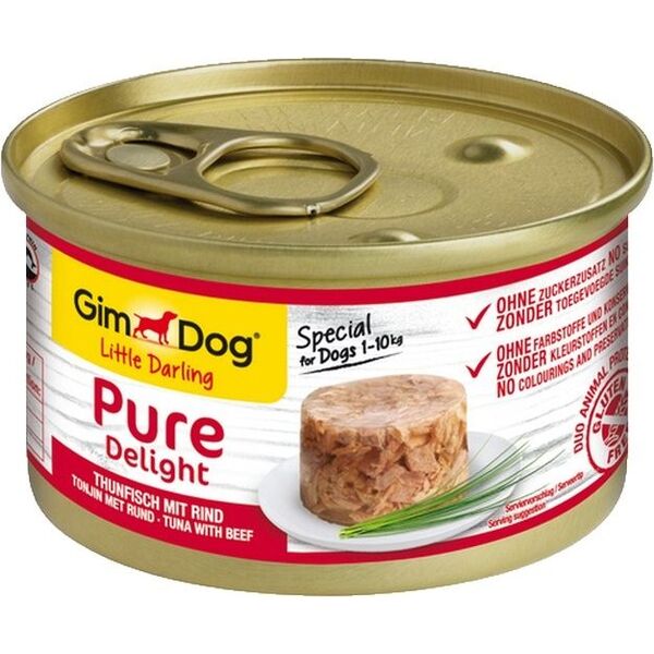 Gimdog Pure Delight tuńczyk+wołowina 85g