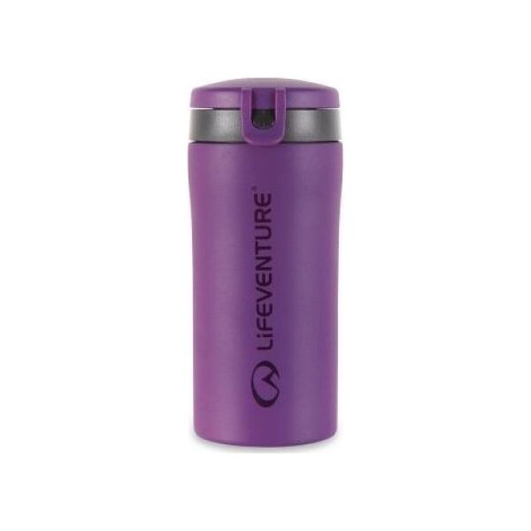 Lifeventure Flip-Top Thermal Mug, Purple